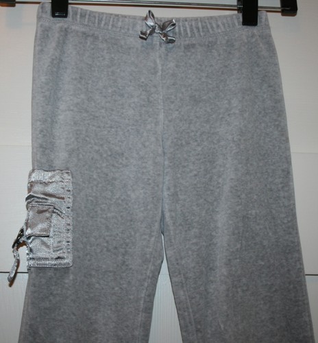 Old Navy Girl's Sweatpants Velour Gray Size 5T - Picture 4 of 6
