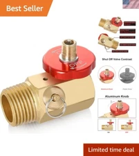 Air Tank Manifold Tool with Fill Port & Safety Valve for Air Compressors
