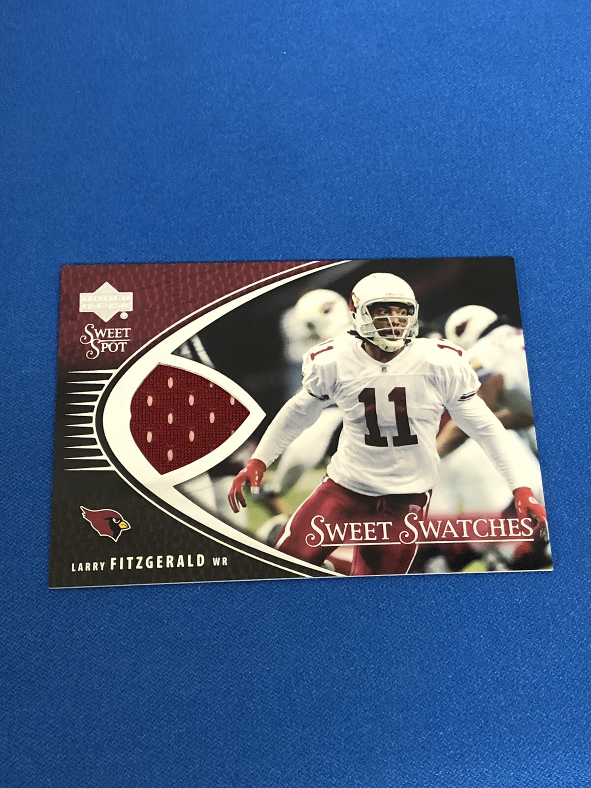 Larry Fitzgerald Upper Deck Sweet Spot Sweet Swatches #SWLF Base