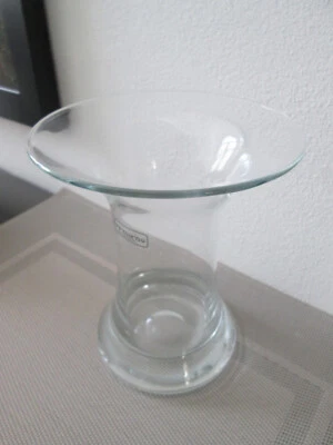Rosen Vase Vasen Glas Glasvase Kragenvase Kragen Tulpenvase Kristall groß klar - Bild 1 von 3