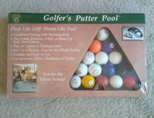 Dennco Club Champ Golfer's Putter Pool Combined Family Fun Golfing Game Set