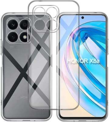 Camera Protect Für Honor X8a - Etui 2 MM Silikonhülle Case Handy Tasche Cover