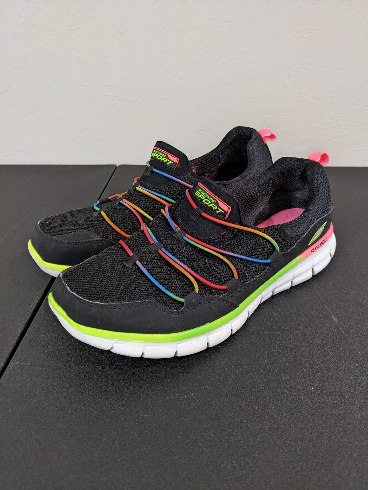 Sport Women&#039;s Sz 8.5 Memory Foam Shoes SN11793 BMLT / Rainbow | eBay
