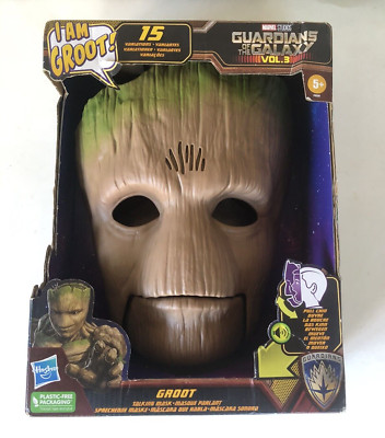 Marvel Guardians of The Galaxy Vol.3 Groot Role Play Mask, Talking ...