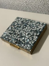 Vintage S.F. CO. Fifth Ave Brass Pressed Powder Cosmetic Compact