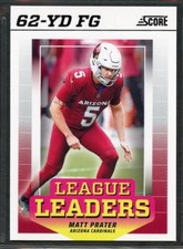 2024 Score Football League Leaders - #LL-MPR - Matt Prater - Arizona Cardinals