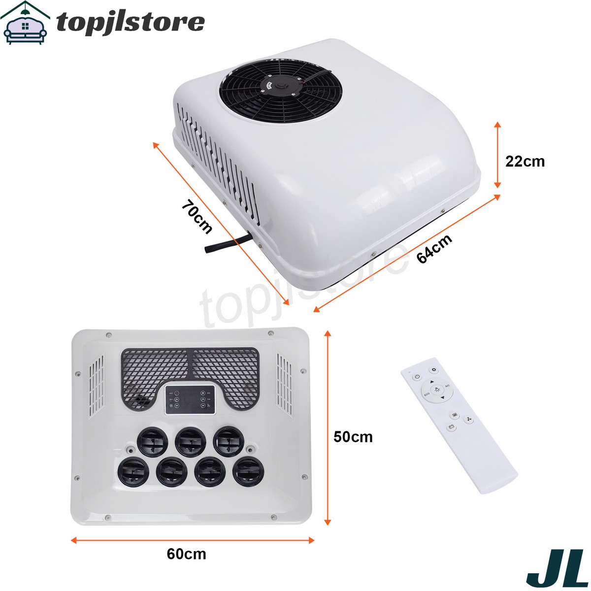 8000 btu rooftop ac