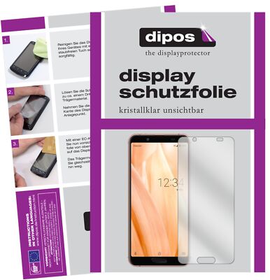 6x Schutzfolie für Sharp Aquos Sense3 klar Displayschutzfolie Display Schutz