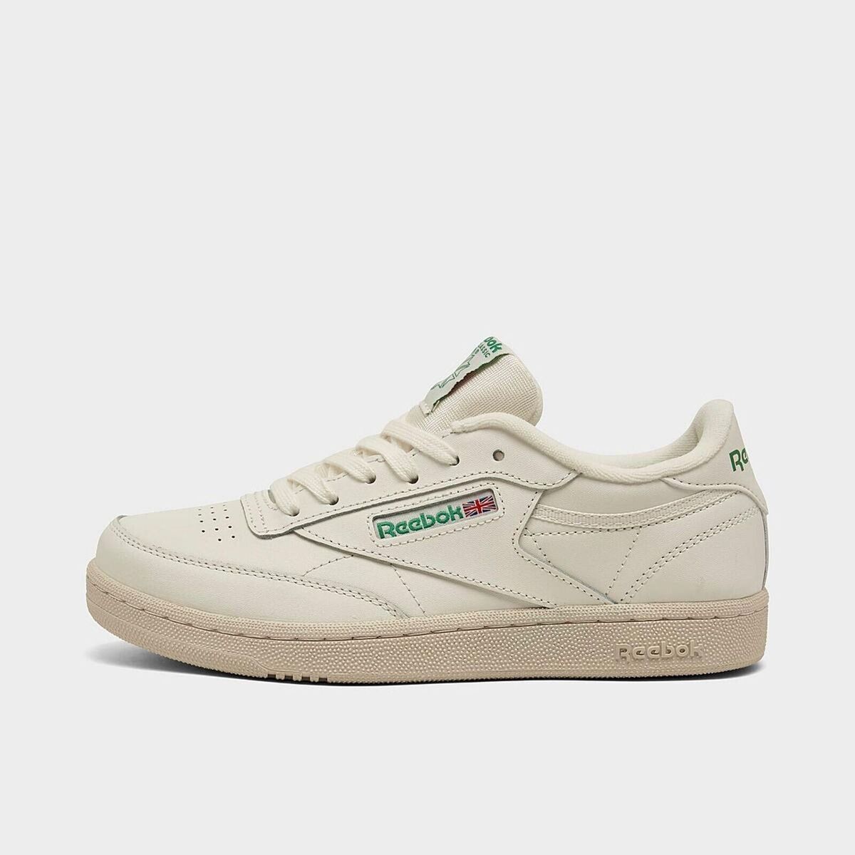 Reebok Club C 100046747 Sneakers Big Kids 7 Chalk Leather Reebok Club C 100046747 Sneakers Big Kids 7 Chalk Leather