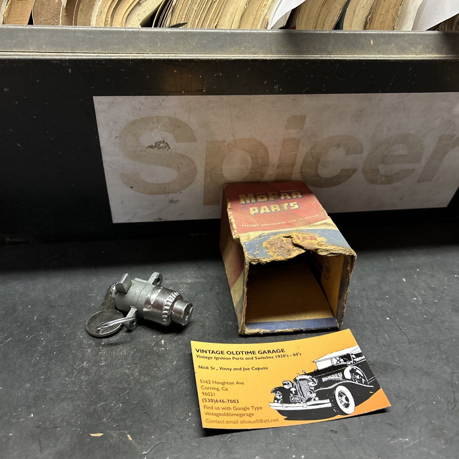 1955 1956 1957 1958 PLYMOUTH GLOVE BOX LOCK