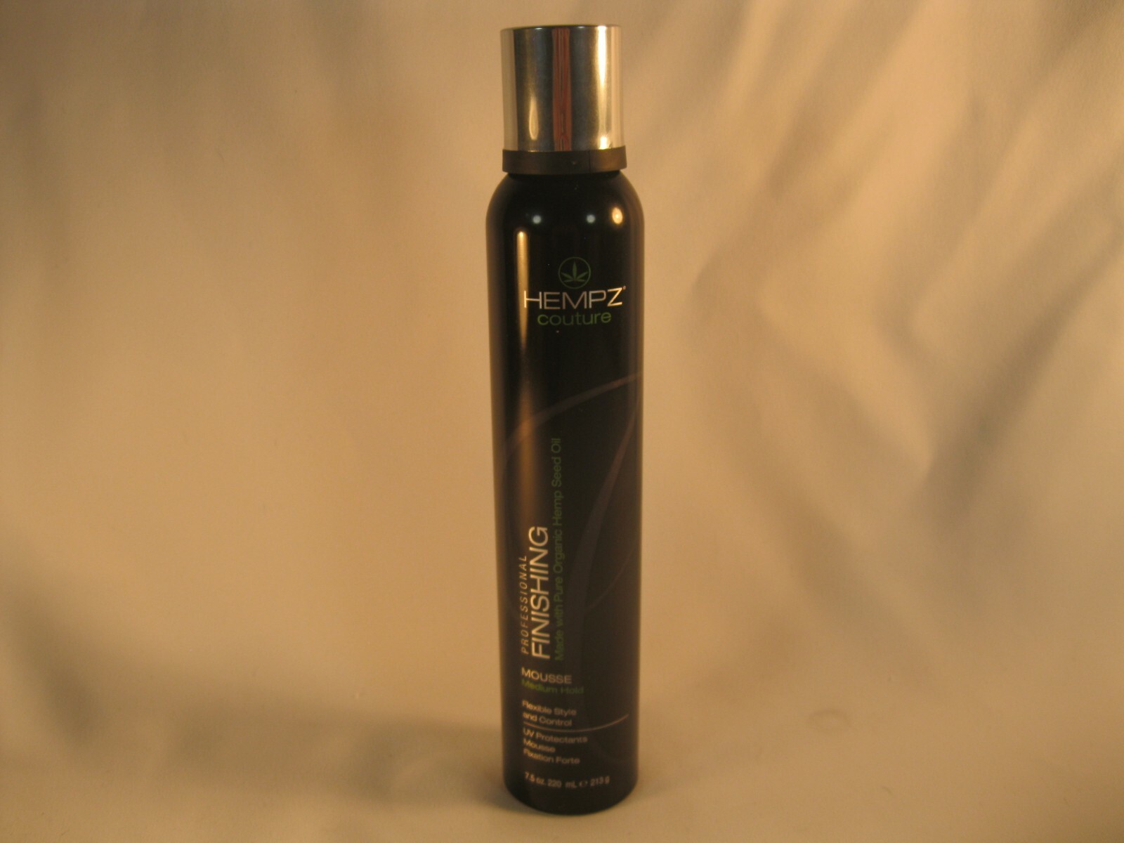 2 Pack Hempz Couture Professional Finishing Mousse Medium Hold Frizz control