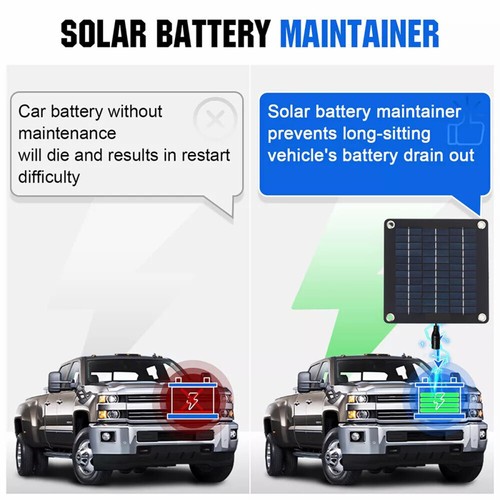 Solarpanel DC 12V Solar Ladegerät Autobatterie Erhaltungsladegerät für Caravan - Bild 5 von 19