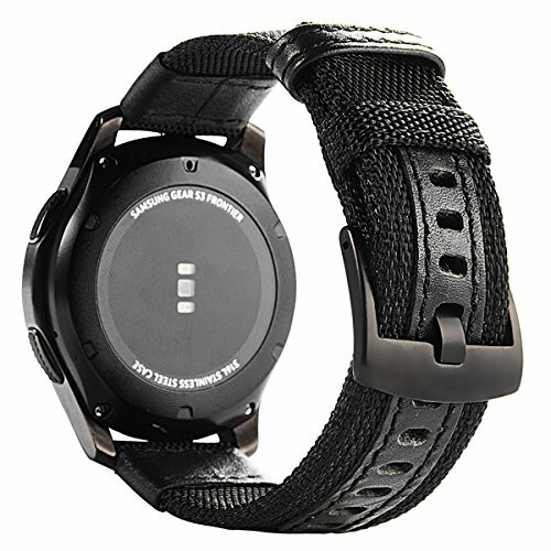 Galaxy Watch 46mm Bands, Maxjoy Gear S3 Frontier Classic Nylon Band, 22 mm  748440827343 | eBay