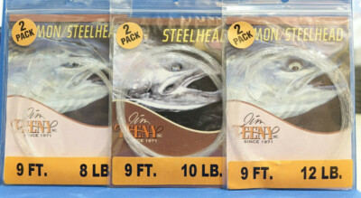 Jim Teeny Salmon | Steelhead | MeFo | Salmon Vorfach 9ft / 2,70 Mtr. DOPPELPACK