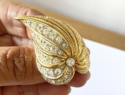Brosche Nina Ricci Luxe Chic Bijoux Schmuck Brosche Vintage Sammlung Couture