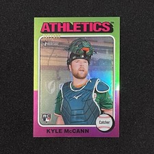 2024 Topps Heritage High Number Chrome Kyle McCann Refractor RC #682 /699