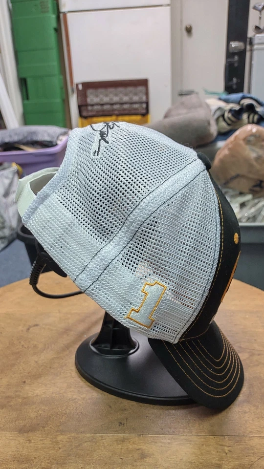 Bandera a Cuadros Deportes Kurt Busch #1 Llave de Engranajes Patrocinador Gorra de Pelota Sombrero Ajustable Foto 3 de 4