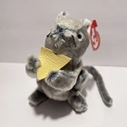 TY Beanie Baby CHEDDAR the Mouse 5.5” Vintage Ty Beanie Baby NWT Stuffed Animal