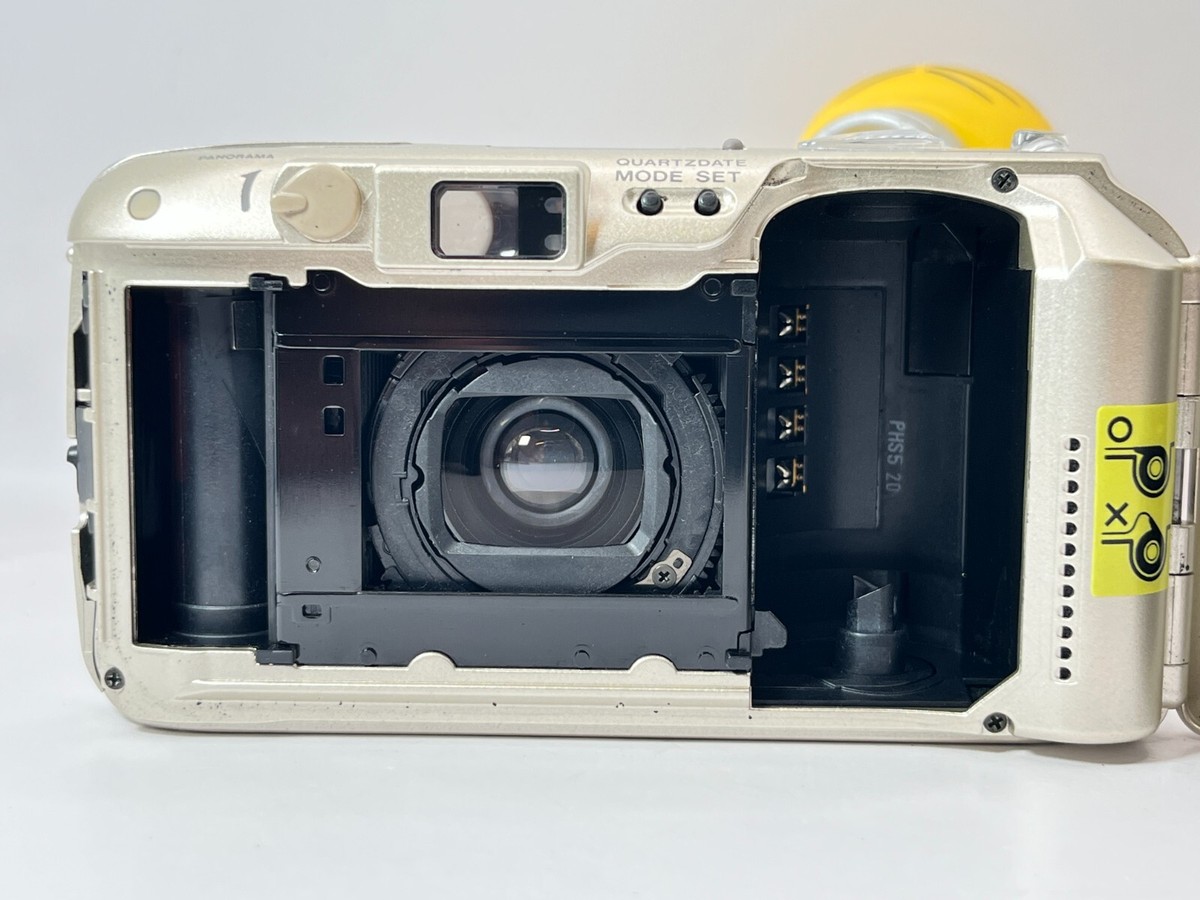 MINT] Olympus μ Mju II ZOOM VF Silver 35mm Film Camera From JAPAN