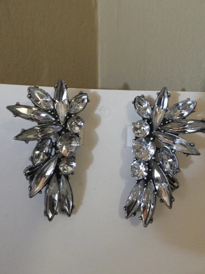 Pendientes de hematita Banana Republic para mujer brillantes abanico escalador nuevos con etiquetas 48 Foto 4 de 4