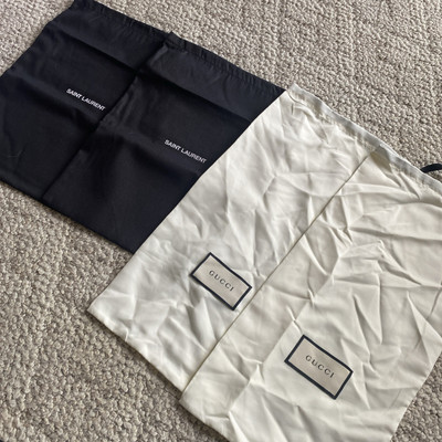 Lot Of Saint Laurent And Gucci Draw String Dustbags AUTHENTIC