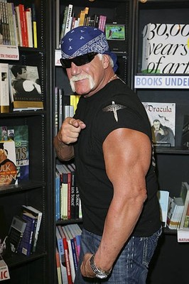 Hulk Hogan attends a book signing of his book My Life Outside The - Old Photo 7