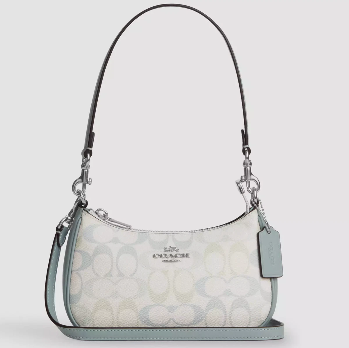 Coach Blue Signature Handbag for sale | eBay