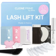 Korean Lash Lift Kit - 5 Sets at Home Eyelash Perm Kit with Upgraded Glue, Eyela