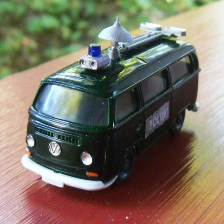 WIKING  70er J.  POLIZEI VW T2 + 1600 Variant + OPEL Blitz Einsatzwagen Konvolut - Bild 3 von 4