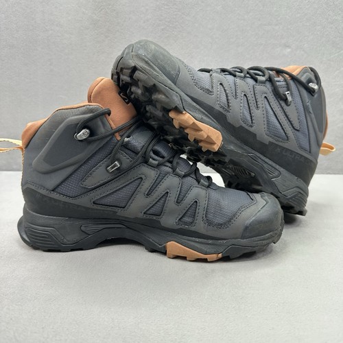Salomon X Ultra Mid 4 GTX Womens Size 6.5 Hiking Boots Gray Mocha Mousse Outdoor - Picture 5 of 8