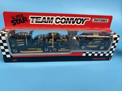RUSTY WALLACE #2 PONTIAC TEAM CONVOY MATCHBOX TRUCK CAR VAN LE 1992 DIECAST