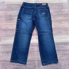 Vintage Y2K Rocawear Jeans Baggy Wide Leg Men s Size 40 Blue Denim Hip Hop Style