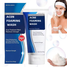 Acne Foam Wash,Acne Foaming Wash,Mild Daily Facial Cleanser for Deep Pore Cleans