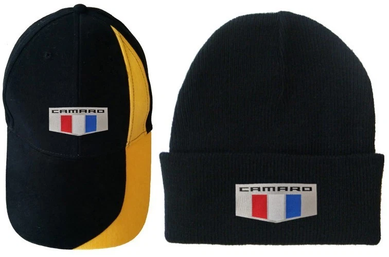 Camaro US Car Motorsport Fan Set: Cap and Beanie