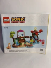 76992 LEGO Sonic The Hedgehog Amy's Animal Rescue Island instruction manual only