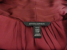 Blouse élégante Banana Republic 100% Coton – Taille S Blanche Col Chemisier Manches Longues