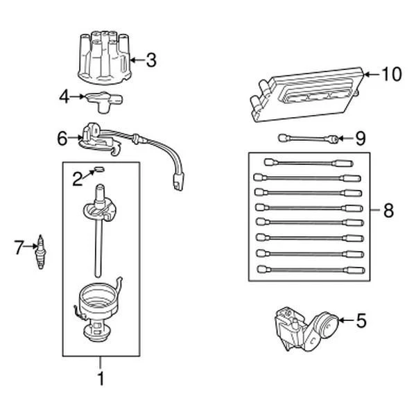 For Dodge Ram 1500 2001-2003 Mopar 56028172AC Ignition Coil Foto 4 de 4