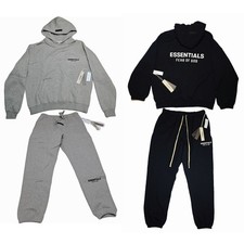 Essentials Oversized Hoodie Sweatsuit Set Dar...