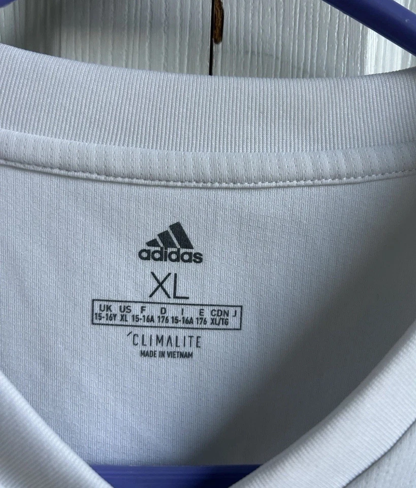 Camiseta deportiva de visitante YOUTH Adidas MLS Atlanta United FC blanca/naranja CD3629 talla XL Foto 3 de 4