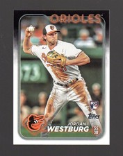 2024 Topps JORDAN WESTBURG - Baltimore ORIOLES -  ROOKIE CARD # 66