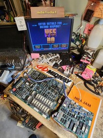 NBA JAM JAM PCB JAMMA ARCADE REVISION 3.01 BOARD SET WORKING!!!! MIDWAY 