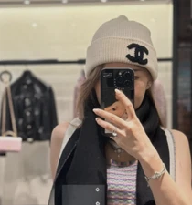 Designer CC Women Cashmere Beanie Hat Ski Cap Sport Hat Snow Hat Choose Color