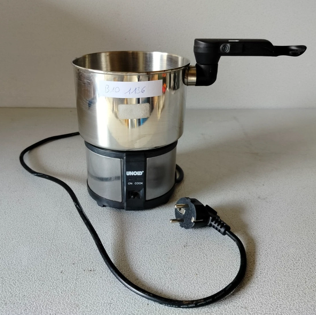 Unold Travel Stove Type 58855 Faulty (B10 1136)fb