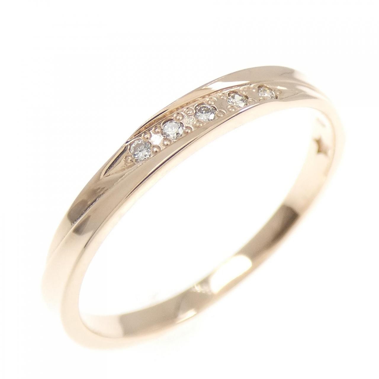 Authentic K10PG diamond ring #260-006-728-9592