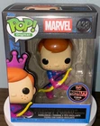 Funko Pop Freddy Funko as Hawkeye Marvel #438 Royalty 1188 PCS **WINDOW DAMAGE**