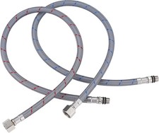 WOWOW 40" Length Faucet Supply Line, Bathroom Kitchen Faucet Lines Braided Nylon