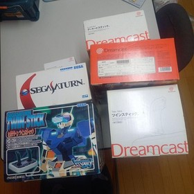 SEGA SATURN DREAM CAST BOX ONLY 6 TYPES SET #7d1805