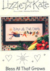 Lizzie Kate BLESS ALL THAT GROWS Cross Stitch Pattern Only garden angel — photo 1