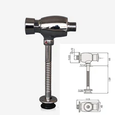 1PC G1/2in (20mm) Button Type Bath Toilet Time-lapse Brass Urinal Flush Valve ?