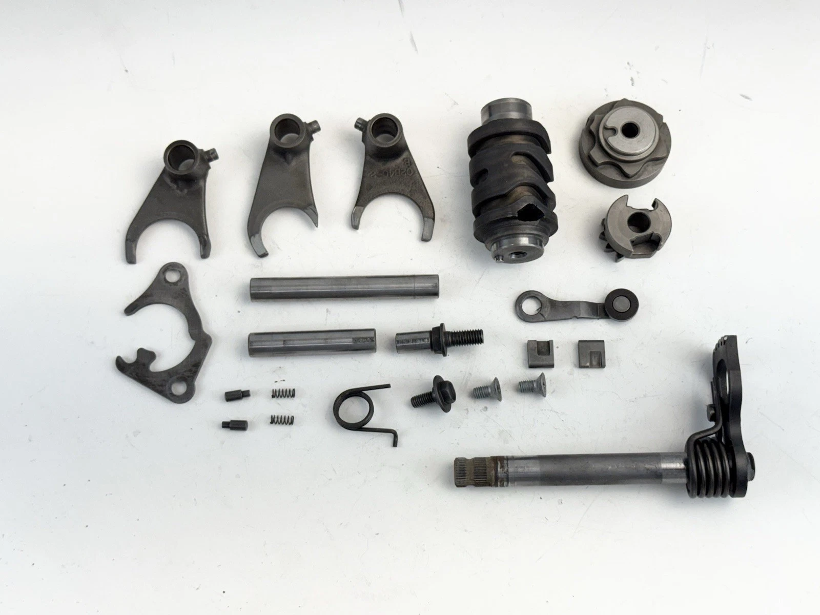 ✅ 02-23 Suzuki Rm85 Shift Mechanism Assembly Forks Shift Shaft Drum Hardware 06